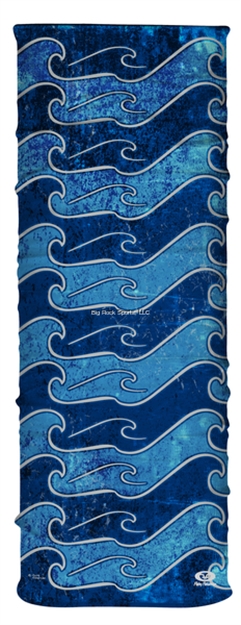 Picture of Flying Fisherman Wave Break Sunbandit Mask, Multifuntional Seamless Bandana, 12 Ways TO Wear, Upf30, One Size Fits Most