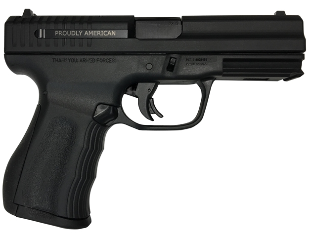 Picture of Fmk Firearms 9C16c-Fat 9C1 G2 Fat Single 9Mm Luger 4" 14+1 NS Black Polymer Grip/Frame Black Carbon Steel