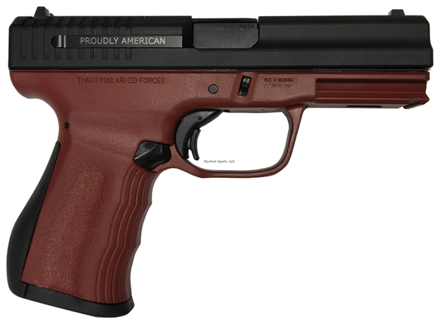 Picture of Fmk Firearms 9C1g2-Fat Semi Auto Pistol, 9Mm, 4" Bbl, 14Rd, Extra Mag, Brick Red With Free Stripped Lower