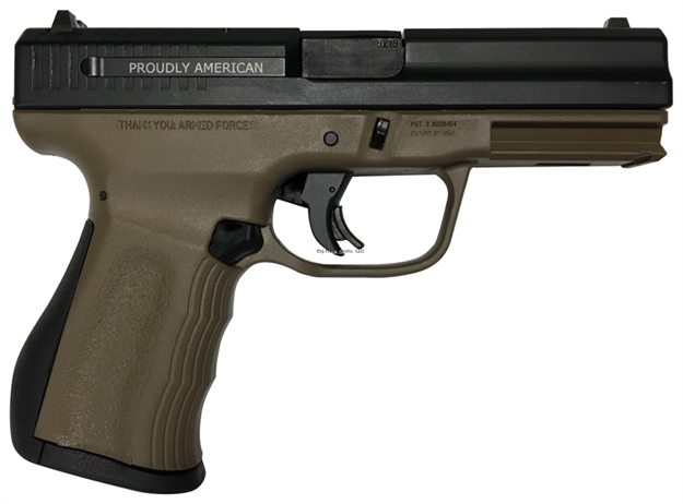 Picture of Fmk Firearms 9C1g2-Fat Semi Auto Pistol, 9Mm, 4" Bbl, Fast Action Trigger, 14Rd, Extra Mag, Burnt Bronze FMKG9C1G2BRT