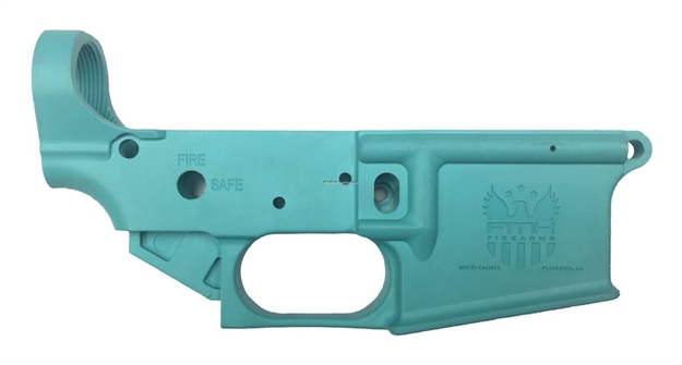 Picture of Fmk Firearms Ar-1 Extreme Ar-15 Multi Caliber Polymer Lower Reciever Blue Jay