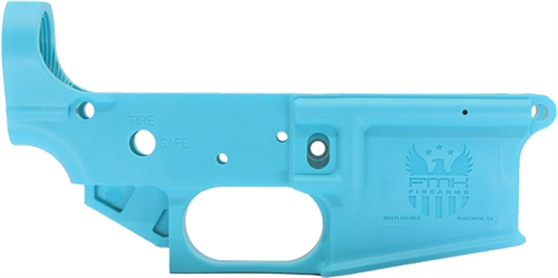 Picture of Fmk Firearms Ar-1 Extreme Ar-15 Multi Caliber Polymer Lower Reciever Blue Jay FMKGAR1ETB
