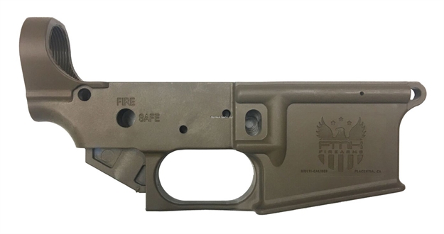 Picture of Fmk Firearms Ar-1 Extreme Ar-15 Multi Caliber Polymer Lower Reciever Burnt Bronze