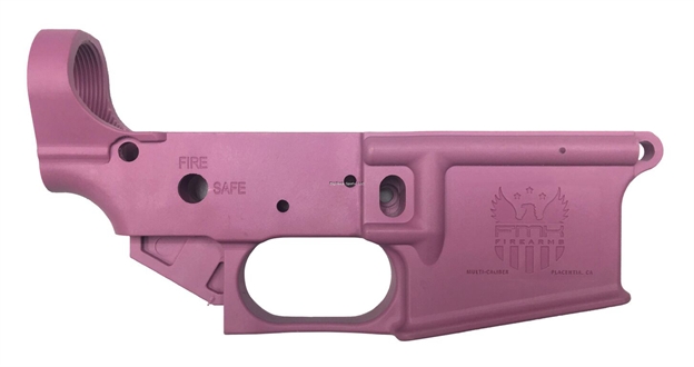 Picture of Fmk Firearms Ar-1 Extreme Ar-15 Multi Caliber Polymer Lower Reciever Pink
