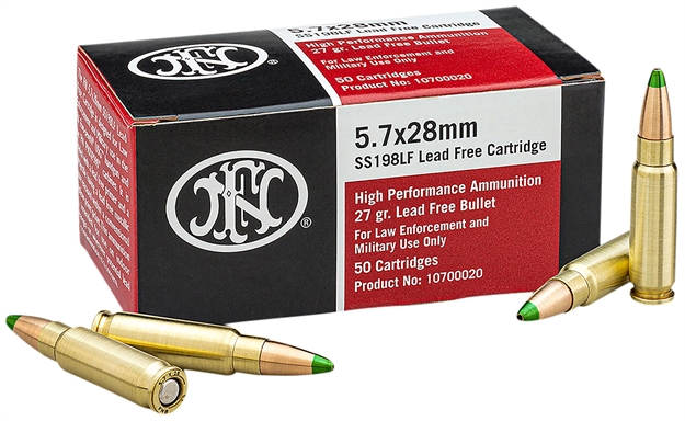 Picture of  FN 10700020 High Performance  5.7X28mm 27Gr Jacketed Hollow Point 50 Per Box/40 Case