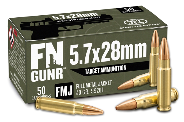Picture of  FN 10700032 Gunr  5.7X28mm 40Gr Full Metal Jacket 50 Per Box/10 Case 845737017316