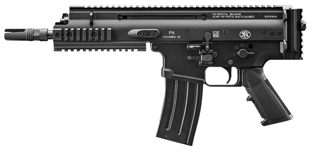 Picture of  FN 38101244 Scar 15P 5.56X45mm 10+1 7.50" Black Anodized Chrome Lined Steel Barrel, Black Anodized Aluminum Picatinny Rail Receiver, Black Polymer Grip, Ambidextrous