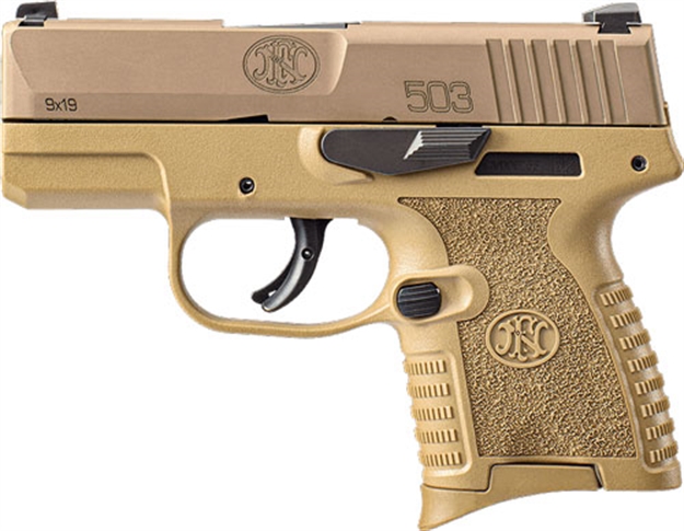 Picture of FN America 503 9Mm Luger 3.1" 1-6Rd 1-8Rd Fde/Fde