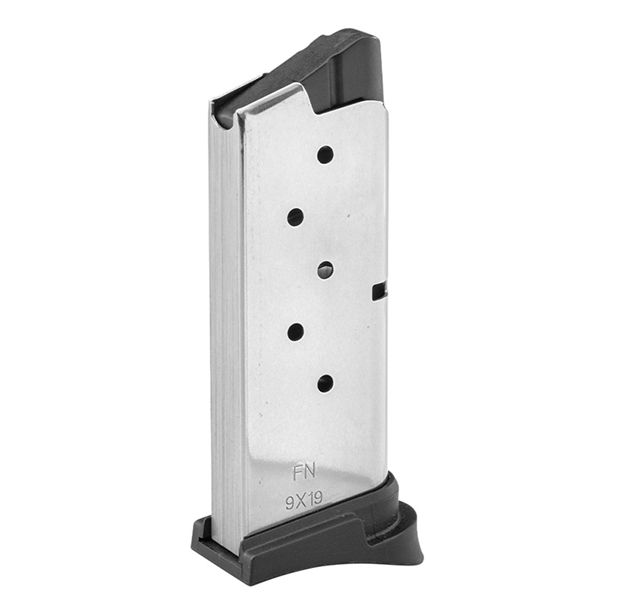 Picture of FN 20100262 503  6Rd 9Mm Luger Stainless/Black 20-100262 845737009106