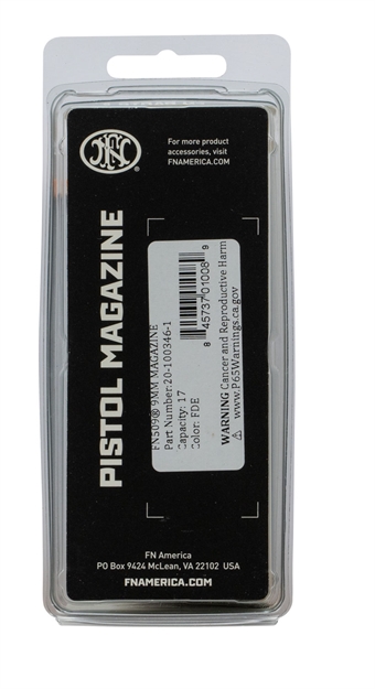 Picture of  FN 201003461 509  17Rd 9Mm Luger Black/Flat Dark Earth Stainless Steel 845737010089