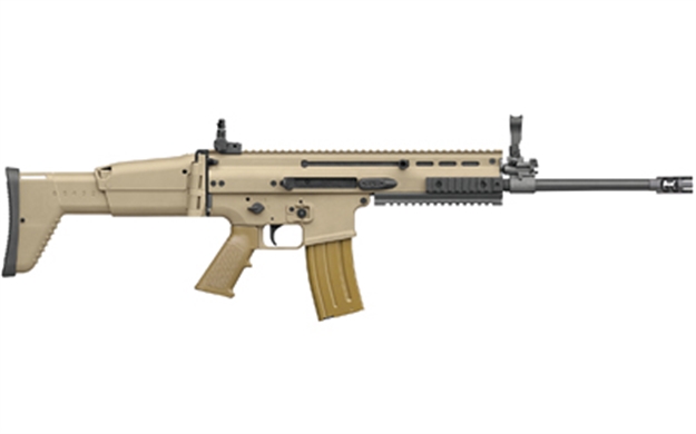 Picture of FN 986012 Scar 16S Nrch 5.56X45mm Nato 16.25" Barrel 10+1, Flat Dark Earth Anodized Receiver,  Fde Telescoping Side-Folding Stock With Adjustable Cheekpiece,  Optics Ready 98601-2