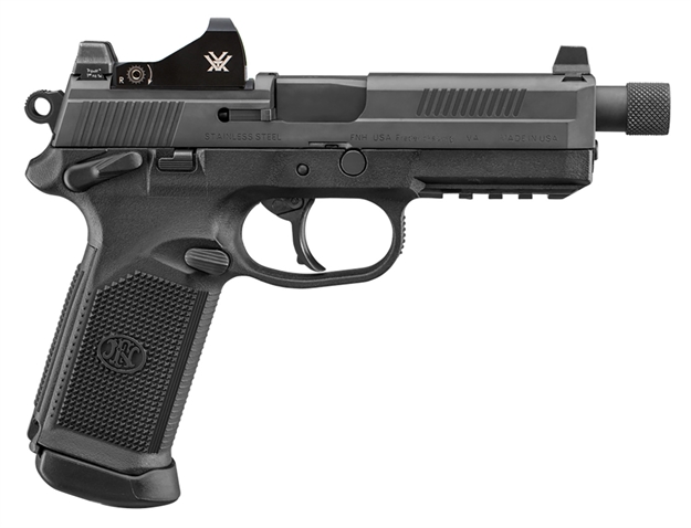 Picture of FN America Fnx-45T Viper Semi-Auto Pistol, 45Acp, 5.3" Threaded Bbl,  Black, Night Sights, Vortex Viper Sight, 10+1 Rnd 66-110658