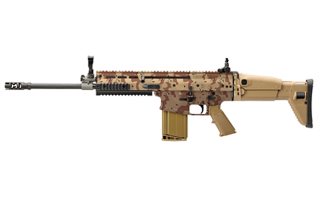 Picture of FN 3810170102 Scar 17S 7.62X51mm Nato 20+1 16.25" Black Anodized Steel Threaded Barrel, Picatinny Rail Aluminum Receiver, Synthetic Adjustable Black Stock, Hogue Finger Groove Grip, Ambidextrous 38-101701-02