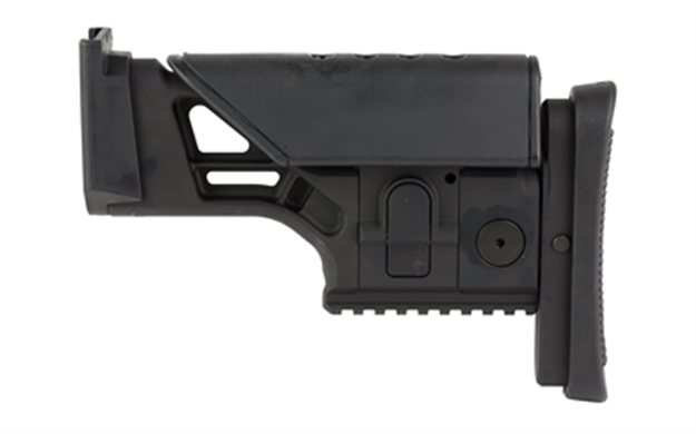 Picture of FN 20100566 Ssr Rear Stock Assembly  Black Aluminum, Fully Adjustable For FN Scar 16S/17S 20-100566