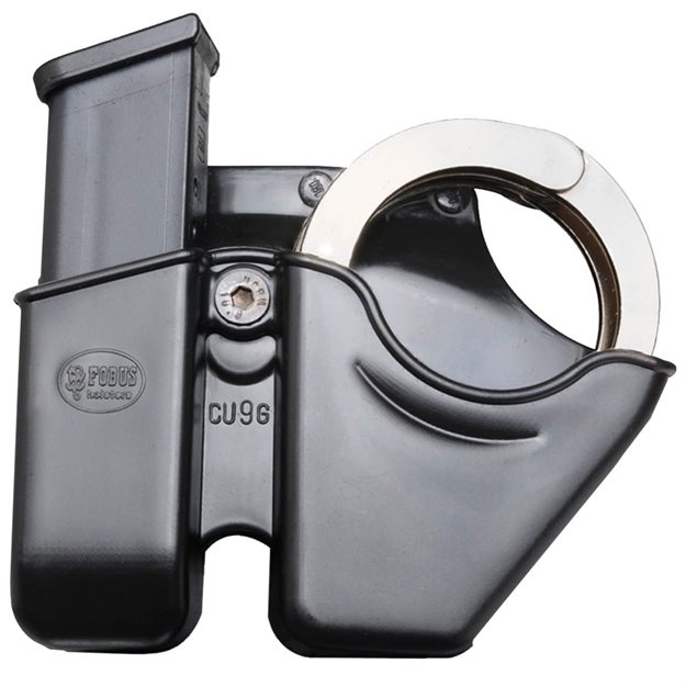 Picture of  Fobus Cu9gbh Combo Pouch  9Mm Luger Compatible W/ Glock/H&K Plastic Black Belt Clip