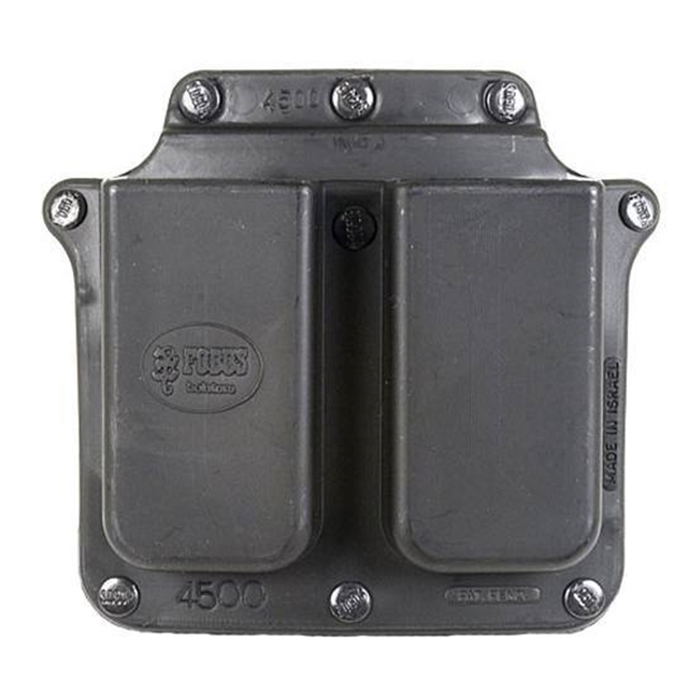 Picture of Fobus 6945Gndbh Double Mag Pouch  Black Polymer Paddle Compatible W/ Glock 6945BH