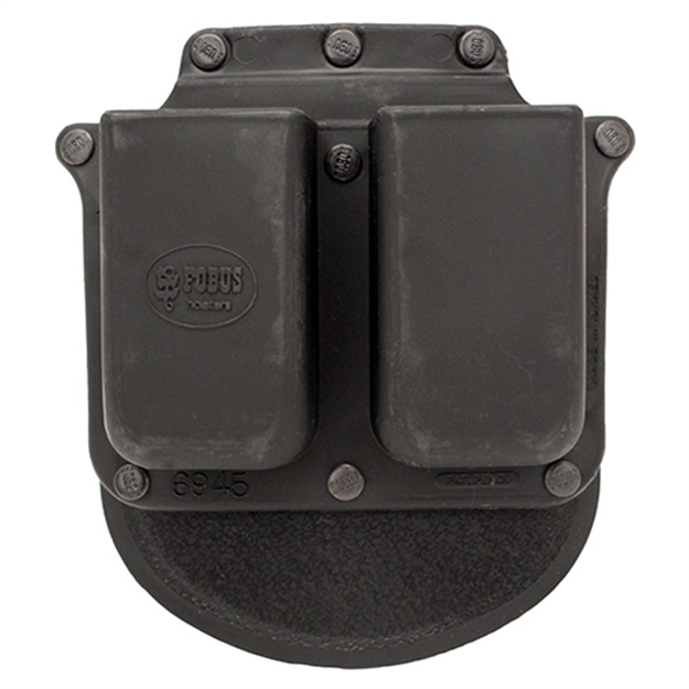Picture of  Fobus 6945Hp Double Mag Pouch  Black Polymer Paddle Compatible W/ .45(Except Glock)