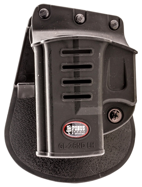 Picture of Fobus Gl26ndrpl Roto Paddle 3" Barrel Glock 26 Plastic Blk