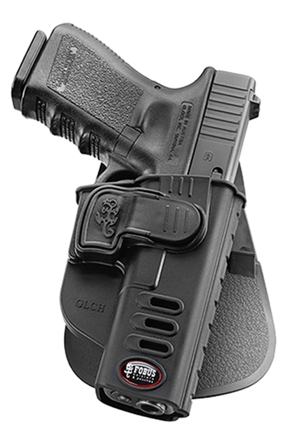 Picture of Fobus Glchrpl CH Rapid Release Roto Paddle For Glock Black Plastic Left Handed