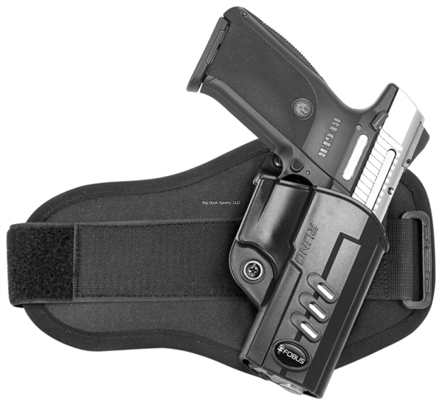 Picture of Fobus Ruger Sr9, Sr9c, Sr40, Sr40c Fobus Evolution Ankle Holster RUNDA