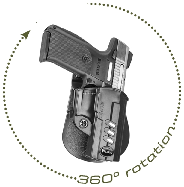 Picture of Fobus Ruger Sr9, Sr9c, Sr40, Sr40c Fobus Evolution Roto Paddle Holster