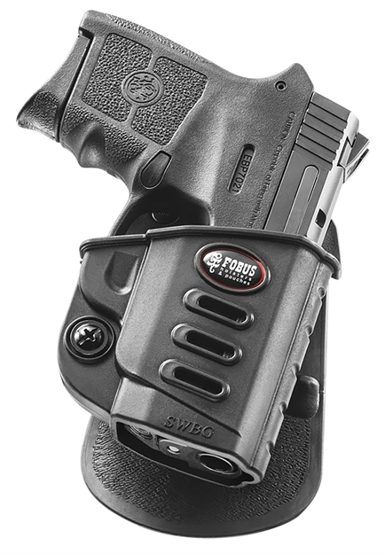 Picture of  Fobus Swbglh Passive Retention Evolution Owb Black Polymer Paddle Fits S&W Bodyguard Left Hand