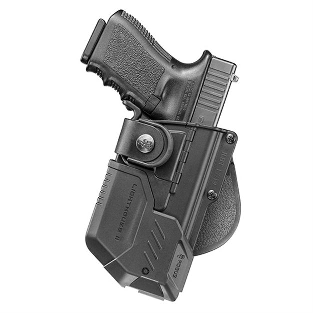Picture of Fobus Rbt Tactical Paddle Holster With Lighthouse Ii-Rh RBT17-LT2