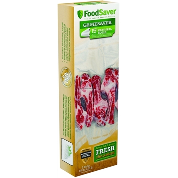 Picture of Foodsaver Fpgsbf5626-000 Gamesaver Rolls 15"X20' 2Pk