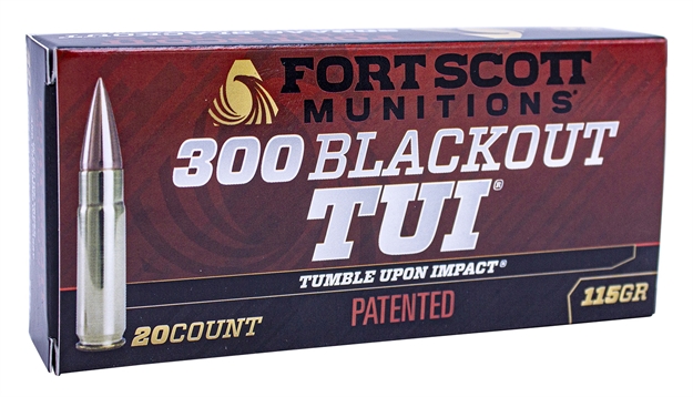 Picture of Fort Scott Munitions 300115Scv Tumble Upon Impact (Tui)  300Blackout 115Gr Solid Copper Spun 20 Per Box/25 Case 300-115-SCV 758381721150