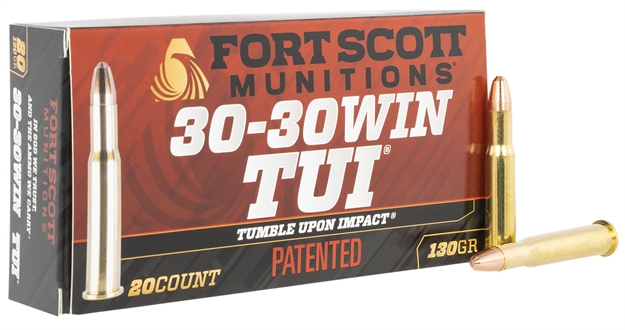 Picture of  Fort Scott Munitions 3030130Scv Tumble Upon Impact (Tui) Rifle 30-30Win 130Gr Solid Copper Spun 20 Per Box/10 Case 758381722171