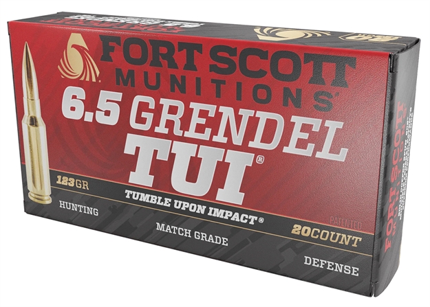 Picture of Fort Scott Munitions 65Gr123scv2 Tumble Upon Impact (Tui) Rifle 6.5Grendel 123Gr Solid Copper Spun 20 Per Box/10 Case 65GR-123-SCV2 758381721679