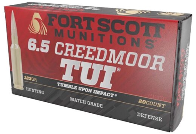 Picture of Fort Scott Munitions Scott 6.5 CM 123Gr Tui Solid Copper 20Rd 10Bx/Cs 65CM123SCV11 758381721426