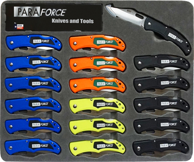 Picture of Fortune Prodinc/Accusharp Paraforce Lock Back Knife Set 18 Knives Per Disply 801LBKS 10015896008013