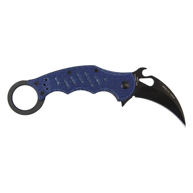 Picture of Fox 599 Karambit Folder 2.55 IN Blade Blue Twill Handle