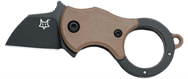 Picture of Fox Knives Mini TA Tanto Brown/Black FX-536CBB