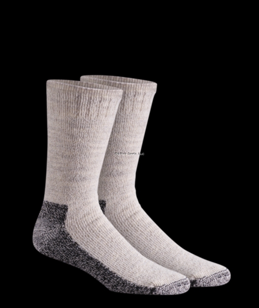 Picture of Fox River Explorer HW Sock, Crew, Pair, MD Grey, Acrylic/Worsted Wool Blend