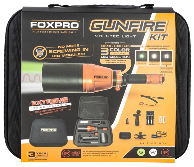 Picture of Foxpro Gunfire Kit Gun Fire Kit Orange/Black Metal White/Green/Ir Filter