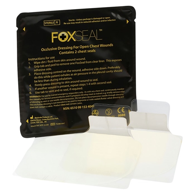 Picture of Foxseal Chest Seal Occlusive Dressing 100025890 -
