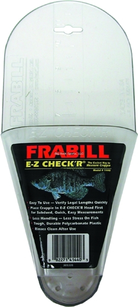 Picture of Frabill Crappie E-Z Checker Measuring Device 1440 082271414403