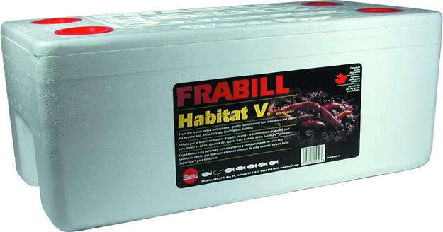 Picture of Frabill Habitat V Worm BX Foam W/5Lb Bedding