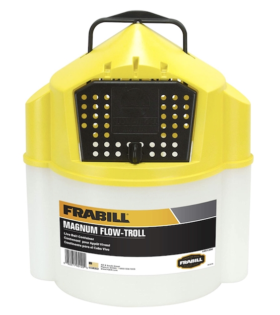 Picture of Frabill Flow-Troll Magnum 10Qt Minnow Bucket 451200