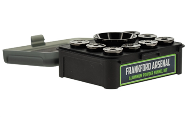 Picture of  Frankford Arsenal 1136021 Powder Funnel Kit  Multi-Caliber Aluminum Rifle/Handgun Firearm