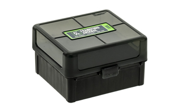 Picture of  Frankford Arsenal 1083799 Hinge-Top Ammo Box 204/223Cal/300Winmag Black Polymer 100Rd 661120413202