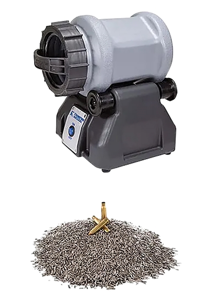 Picture of  Frankford Arsenal 1199453 Rotary Tumbler Lite Pro Kit Grey/Blue Stainless Steel Capacity, 300 Pieces OF 223 Brass 661120747284