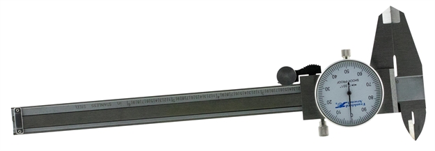 Picture of Frankford Arsenal 516503 Dial Caliper  Silver Multi-Caliber Stainless Steel 516-503