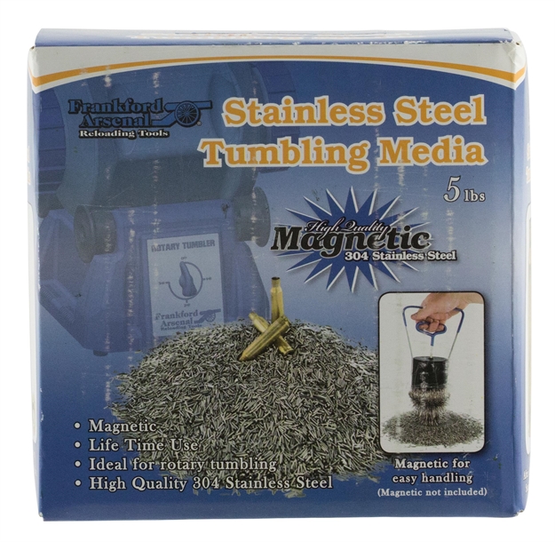 Picture of  Frankford Arsenal 909191 Tumbling Media  304 Stainless Steel 5 Lbs