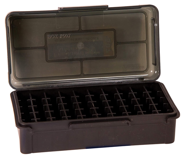 Picture of  Franklin Armory 1083788 Hinge-Top Ammo Box 6.5/243/308Cal Black Polymer 50Rd