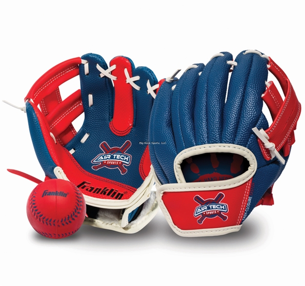 Picture of Franklin 8.5" Air Tech Nvy/Red Glove & Ball