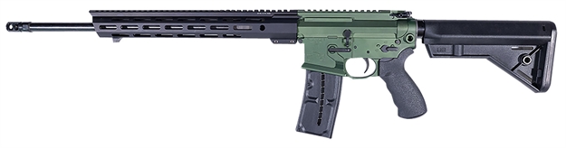Picture of Franklin Armory 0010063Odg F17 L 17 Wsm 10+1 20" Black Precision Barrel, OD Green Aluminum W/M-Lok & Picatinny Rail Receiver, Black Bravo C Stock 00-10063-ODG