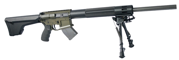 Picture of Franklin Armory 1195 F17-L Standard Semi-Automatic 17 Winchester Super Magnum (Wsm) 20" 10+1 Magpul Moe Rifle Stock Black Stock OD Green/Black